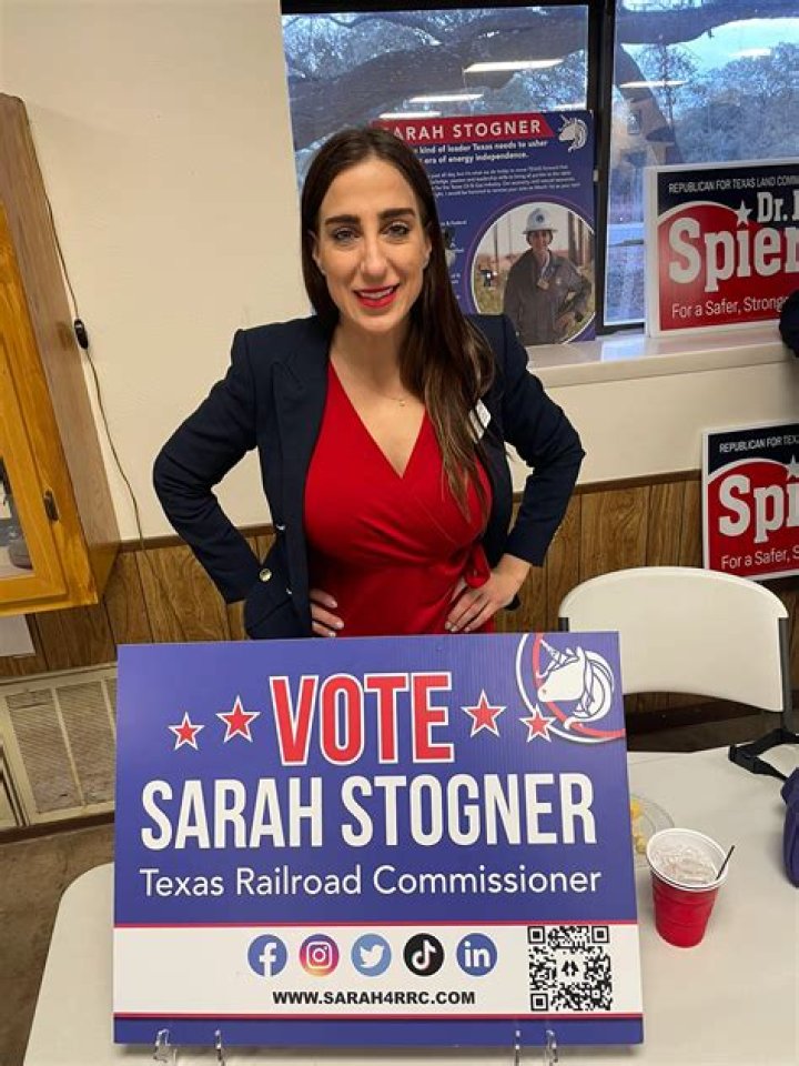Who Is Republican Party Sarah Stogner? Explore Details Of Republican Candidate For Texas Railroad Commission.